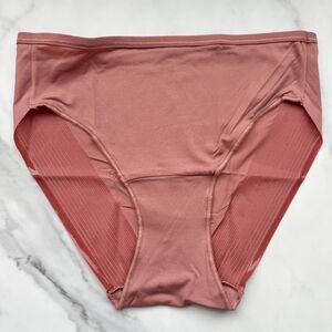 NWT SOMA VANISHING EDGE MICROFIBER HIPSTER PANTY IN CLAY ROSE SIZE S/L/XL
